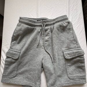 Men's Gray Cargo Shorts